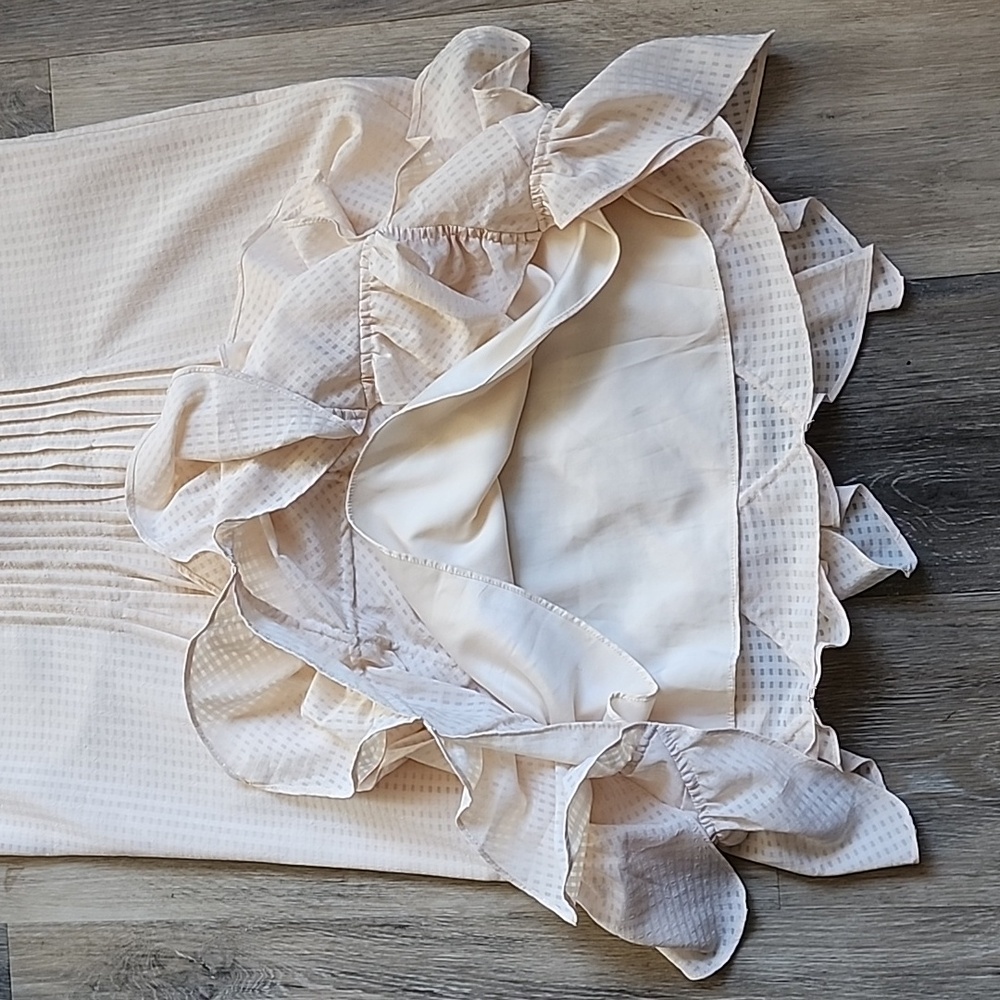 Tularosa Cream Ruffle Mini Dress - Picture 10 of 14